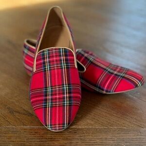 NWOB J. Crew Tartan Plaid Loafers